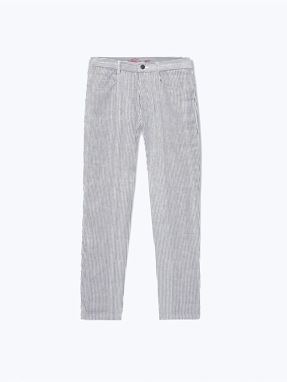 Alex Crane Cham Pants Linen Lines Size 33